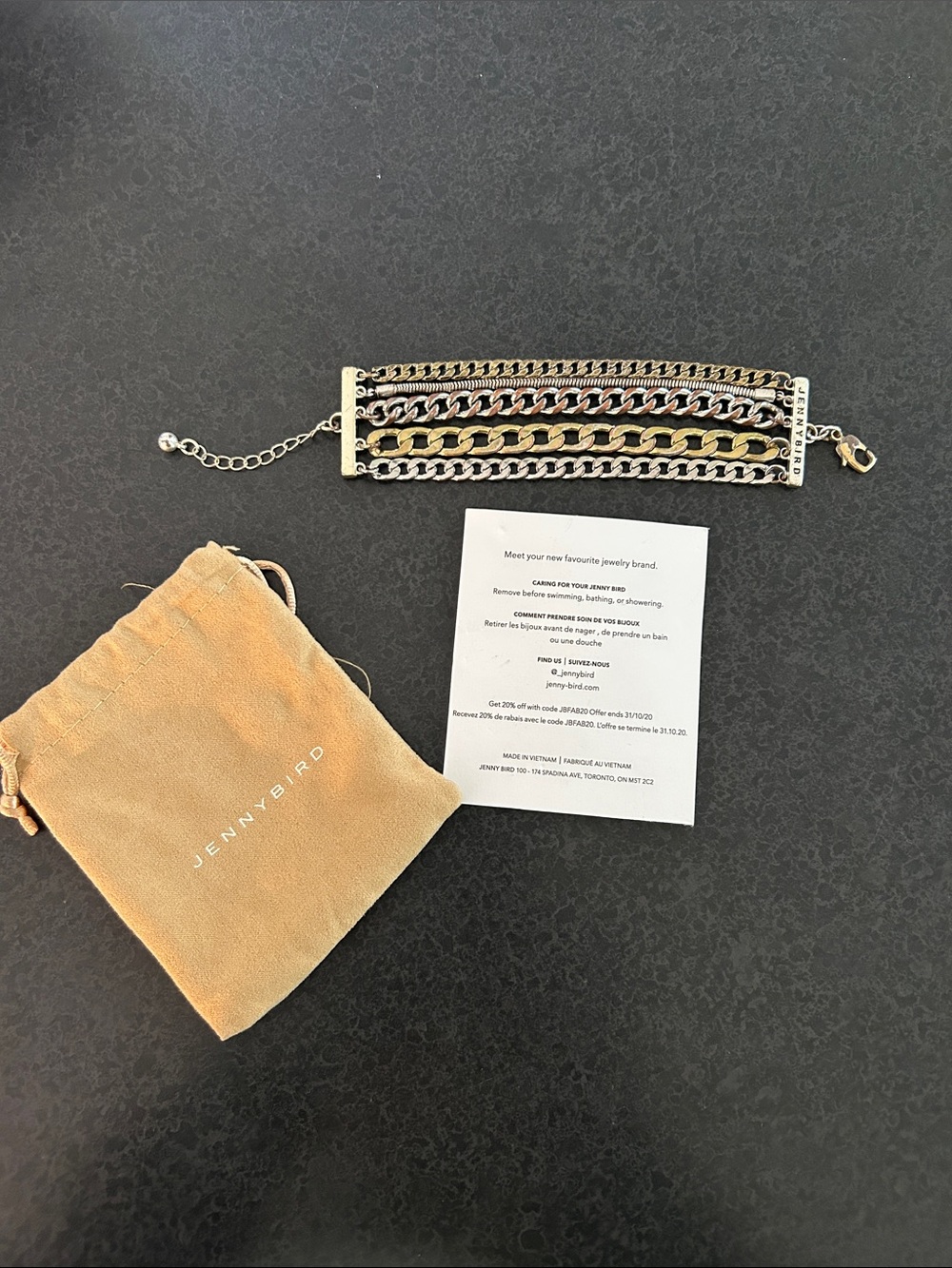 Jenny Bird Mixed Metal Multi-Row Chain Bracelet - Gold & Silver